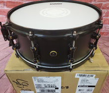 Load image into Gallery viewer, Pearl Matt Halpern 14"x6" Black-on-Brass Signature Snare Drum Powder-Coat Finish | Authorized Dealer