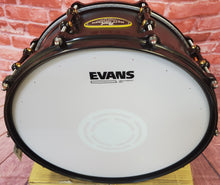 Load image into Gallery viewer, Pearl Matt Halpern 14"x6" Black-on-Brass Signature Snare Drum Powder-Coat Finish | Authorized Dealer