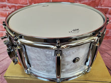 Load image into Gallery viewer, Pearl Masters Maple Complete White Marine 14x6.5 Snare Drum | NEW Authorized Dealer | Worldwide Ship