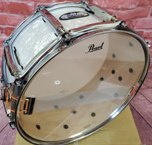 Load image into Gallery viewer, Pearl Masters Maple Complete White Marine 14x6.5 Snare Drum | NEW Authorized Dealer | Worldwide Ship