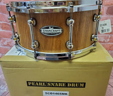 Load image into Gallery viewer, Pearl StaveCraft 14x6.5" Makha Hand-Rubbed Natural Finish Stave Snare Drum WorldShip | Authorized Dealer