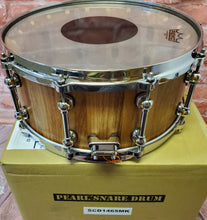 Load image into Gallery viewer, Pearl StaveCraft 14x6.5" Makha Hand-Rubbed Natural Finish Stave Snare Drum WorldShip | Authorized Dealer