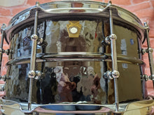 Load image into Gallery viewer, Ludwig *Pre-Order* Black Beauty Brass 6.5x14" Hammered Shell Snare Drum Tube Lugs Made in the USA LB417KT | NEW | Special Order | Authorized Dealer