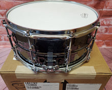 Load image into Gallery viewer, Ludwig *Pre-Order* Black Beauty Brass 6.5x14" Hammered Shell Snare Drum Tube Lugs Made in the USA LB417KT | NEW | Special Order | Authorized Dealer