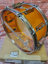 Load image into Gallery viewer, Ludwig *Pre-Order* Vistalite Amber 6.5x14" Zep Bonham Snare Drum Molded Acrylic with Bowtie Lugs | Made in the USA | NEW | Special Order | Authorized Dealer