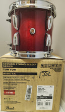 Load image into Gallery viewer, Pearl Session Studio Select Antique Crimson Burst 8x7" Rack Tom Tom Drum WorldShip NEW | Auth Dealer