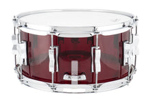 Load image into Gallery viewer, Ludwig Vistalite Red 6.5x14" Zep Bonham Bowtie Lug Snare Drum | Authorized Dealer