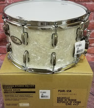 Load image into Gallery viewer, Pearl *Pre-Order* Session Studio Select Nicotine White Marine Pearl 14x8 Snare Drum NEW Special Order Authorized Dealer