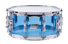 Load image into Gallery viewer, Ludwig Vistalite Blue 6.5x14" Zep Bonham Snare Drum Molded Acrylic with Bowtie Lugs | Made in the USA | Authorized Dealer