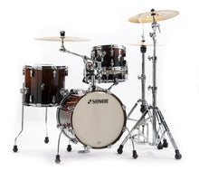 Load image into Gallery viewer, Sonor AQ2 Brown Fade Lacquer SAFARI Drum Kit 16x15_13x12_10x7_13x6 Shells +Throne Authorized Dealer
