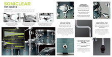 Load image into Gallery viewer, Mapex Saturn Aqua Fade Rock Fast Drum Set 22x18/10x7/12x8/16x14 4pc Shell Pack | Authorized Dealer