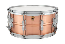 Load image into Gallery viewer, Ludwig Acro Series Copper 6.5"x14" 10-Twin Lug Seamless Shell Snare Drum LC654B | Authorized Dealer
