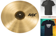 Load image into Gallery viewer, Sabian AAX 18" THIN Crash Cymbal Natural Finish Bundle & Save | Made in Canada | Authorized Dealer
