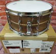 Load image into Gallery viewer, Ludwig Copper Phonic 6.5x14" Raw Patina Finish Copper Snare Drum Tube Lugs LC663T | NEW | Made in the USA | Authorized Dealer