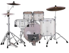 Load image into Gallery viewer, Pearl Decade Maple White Satin Pearl 20x16/10x7/12x8/14x14/14x5.5 5pc Shell Pack Drums | Auth Dealer
