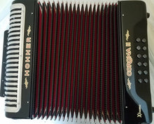Load image into Gallery viewer, Hohner *Pre-Order* Corona Xtreme Accordion GCF SOL Black Negro +Bag/Straps/Shirt/DVD | Special Order | Authorized Dealer