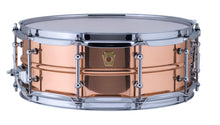 Load image into Gallery viewer, Ludwig Copper Phonic 5x14" Smooth Copper Kit Snare Drum with Tube Lugs LC660T | NEW | Made in the USA | Authorized Dealer