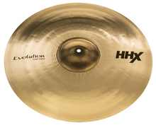 Load image into Gallery viewer, Sabian HHX 19" Evolution Crash Brilliant Finish Cymbal + TShirt & VF Sticks Bundle Authorized Dealer