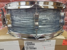 Load image into Gallery viewer, Ludwig *Pre-Order* Legacy Mahogany Reissue Vintage Blue Oyster Jazz Fest 5.5x14" Snare Drum Made in the USA NEW Special Order Authorized Dealer