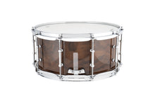 Load image into Gallery viewer, Ludwig Universal Wood 6.5x14" Walnut Snare Drum Black Exotic Walnut Burl Tube Lugs Authorized Dealer
