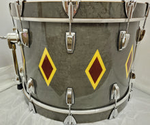 Load image into Gallery viewer, Ludwig 110th Anniversary Charcoal Diamond Flash Legacy 3pc Drum Set Mahogany Kit 14x22, 16x16, 9x13