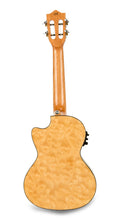 Load image into Gallery viewer, Lanikai Quilted Maple Natural Acoustic/Electric Tenor Cutaway Ukulele +FREE Bag | Authorized Dealer