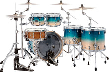 Load image into Gallery viewer, Mapex *Pre-Order* Saturn Aqua Fade Studioease Drum Shells 22x18/10x7/12x8/14x12/16x14 Special Order Authorized Dealer