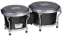 Load image into Gallery viewer, Gon Bops Alex Acuna Special Edition Bongos 7"/8.5" North American Ash Ebony Lacquer Authorized Dealer