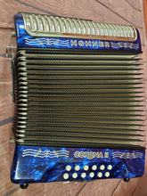 Load image into Gallery viewer, Hohner Corona II FBbEb/FBE/FA Blue Accordion Acordeon +GigBag,Straps,Shirt Authorized Dealer