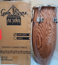 Load image into Gallery viewer, Gon Bops Alex Acuna Signature Natural Super Quinto 9.75" - NEW Authorized Dealer