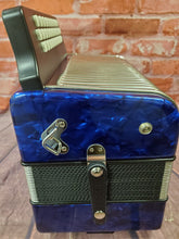 Load image into Gallery viewer, Hohner Corona II FBbEb/FBE/FA Blue Accordion Acordeon +GigBag,Straps,Shirt Authorized Dealer