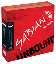 Load image into Gallery viewer, Sabian HHX Complex Promotional Set | Ships Now | 14" Medium Hats/16" & 18" Thin Crashes/20" Medium Ride | Bundle Pack | Made in Canada | Authorized Dealer