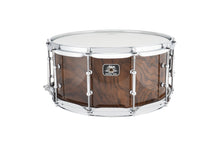 Load image into Gallery viewer, Ludwig Universal Wood 6.5x14" Walnut Snare Drum Black Exotic Walnut Burl Tube Lugs Authorized Dealer