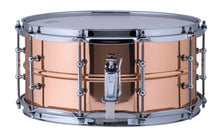 Load image into Gallery viewer, Ludwig Copperphonic 6.5x14" Smooth Shell Kit Copper Snare Drum Tube Lugs LC662T | NEW | Made in the USA | Authorized Dealer