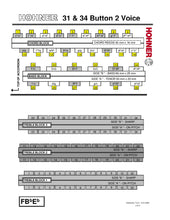 Load image into Gallery viewer, Hohner Corona II FBbEb/FBE/FA White Accordion Acordeon +GigBag,Straps,Shirt Authorized Dealer