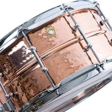 Load image into Gallery viewer, Ludwig 6.5x14" Hammered Copper Phonic Kit Snare Drum with Tube Lugs LC662KT | NEW | Made in the USA | Authorized Dealer