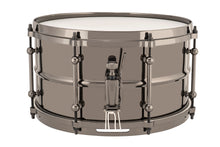 Load image into Gallery viewer, Ludwig Universal Metal 7x13" Black Brass Snare Drum w/Black Nickel Die Cast Hoops Authorized Dealer