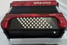 Load image into Gallery viewer, Hohner Bravo II 48 Bass Red Piano Accordion Acordeon +GigBag, Straps, Shirt - Authorized Dealer