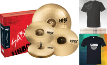 Load image into Gallery viewer, Sabian HHX Performance Set Special Order 14" Medium Hats/16" & 18" Thin Crashes/21" Thin Ride BRILLIANT | Dealer