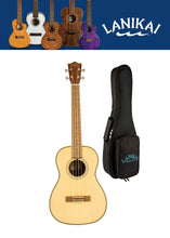 Load image into Gallery viewer, Lanikai Spruce Solid Top Baritone Ukulele Natural Finish | Free Gig Bag | NEW | Authorized Dealer