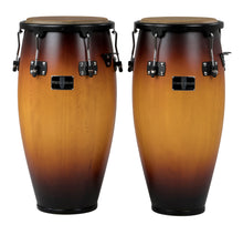 Load image into Gallery viewer, Gon Bops Fiesta Series 11"/12" Sunburst Conga Set Mango Shells with Stand | NEW Authorized Dealer