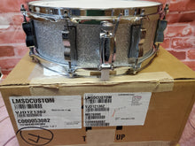 Load image into Gallery viewer, Ludwig Legacy Mahogany 5x14 Silver Sparkle 8-Lug Snare Drum | Authorized Dealer