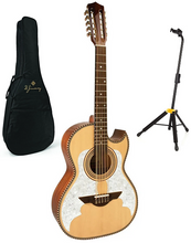 Load image into Gallery viewer, H. Jimenez El Murcielago Bajo Quinto Solid Spruce Top FREE GigBag & Hercules Stand Authorized Dealer