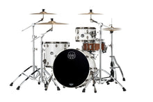 Load image into Gallery viewer, Mapex Saturn Evolution Hybrid Polar White Lacquer Organic Rock Drum Shells 22x16,12x8,16x16 Shell Pack Authorized Dealer