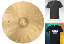 Load image into Gallery viewer, Sabian HHX 20" Legacy Ride Cymbal +Shirt/2x Sticks Bundle & Save Made in Canada Authorized Dealer