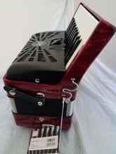 Load image into Gallery viewer, Hohner Bravo II 48 Bass Red Piano Accordion Acordeon +GigBag, Straps, Shirt - Authorized Dealer