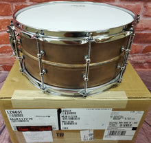 Load image into Gallery viewer, Ludwig Copper Phonic 6.5x14" Raw Patina Finish Copper Snare Drum Tube Lugs LC663T | NEW | Made in the USA | Authorized Dealer