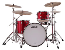 Load image into Gallery viewer, Ludwig *Pre-Order* Classic Maple Red Sparkle Downbeat 14x20_8x12_14x14 Drums Shell Pack Made in the USA Special Order Authorized Dealer