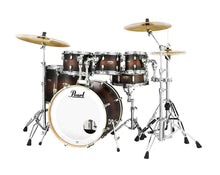 Load image into Gallery viewer, Pearl Decade Maple Satin Brown Burst 7pc 22/8/10/12/14/16/14 Drums Shell Pack NEW Authorized Dealer