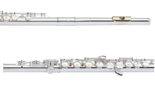 Load image into Gallery viewer, Pearl Flute Quantz 665 Series Offset-G/C-Footjoint/Split-E/Closed Hole/Vigore 3K Gold Lip Gold Lip-Plate, C-Sharp Trill Key, and D-Sharp Roller +CASE | +2-Day | Dealer